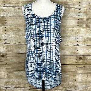 KAVU CUT OUT SCOOP NECK CASUAL HIGH LOW ATHLETIC OUTDOOR NATURE TANK TOP MEDIUM